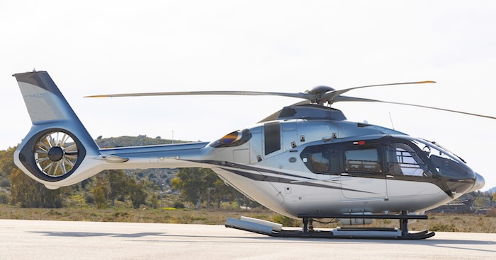 Book a Airbus Helicopter H135 to fly from Marseille to St Tropez La Môle